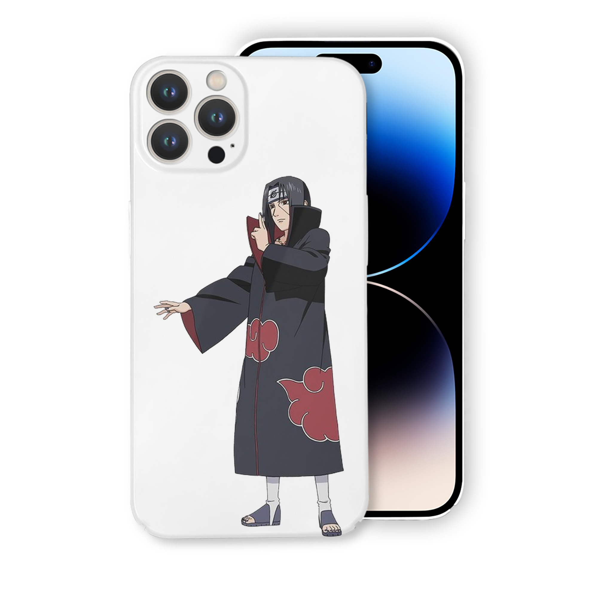 （画像用） NARUTO -ナルト- うちは イタチ Uchiha Itachi 【iPhone 14シリーズ対応】ハードケース